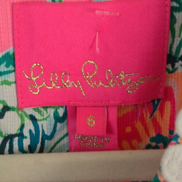 Lilly Pulitzer NWT Ashler Stretch Maxi Dress Soliel Pink Perfect Poppy Size 6 - Picture 13 of 15